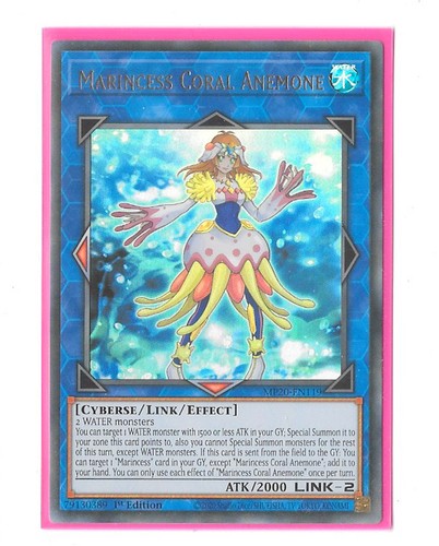 Yugioh marina anemone corallo - yugioh,