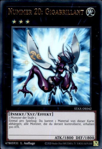 Yugioh stax de042 numero - -, 20