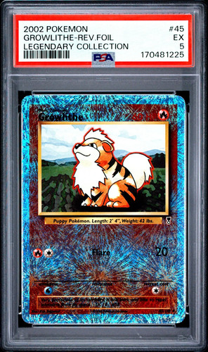 Growlithe reverse holo 45 - growlithe, #45